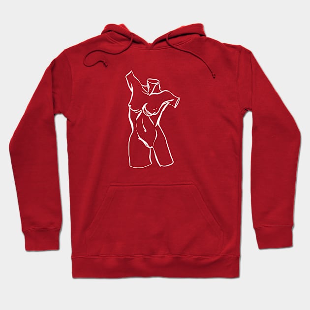 female figure Hoodie by tintacarmesim